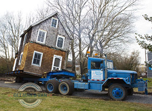 Transporting a house